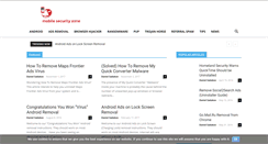 Desktop Screenshot of mobilesecurityzone.com